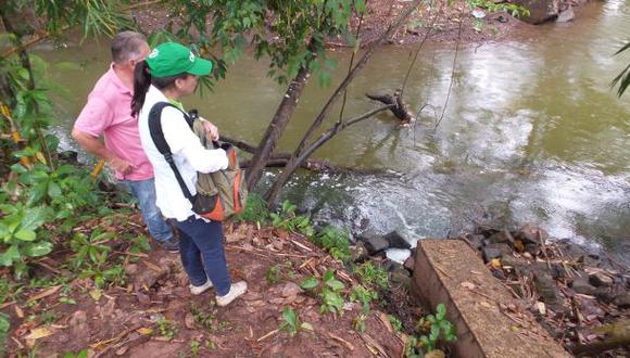 San Martín: verifican vertimiento de aguas residuales en laguna