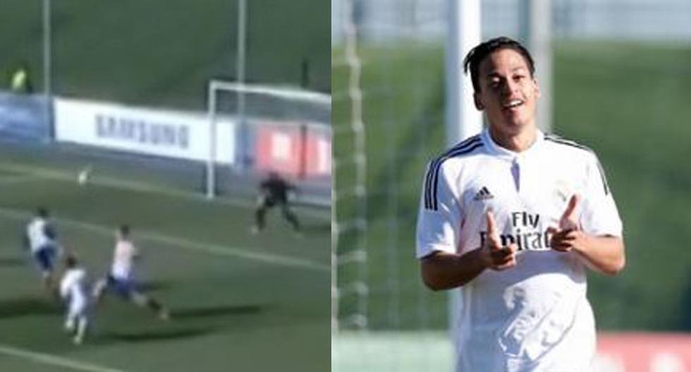 Cristian Benavente volvió a marcar en el Real Madrid Castilla. (Foto: Elisa Estrada/ Real Madrid)