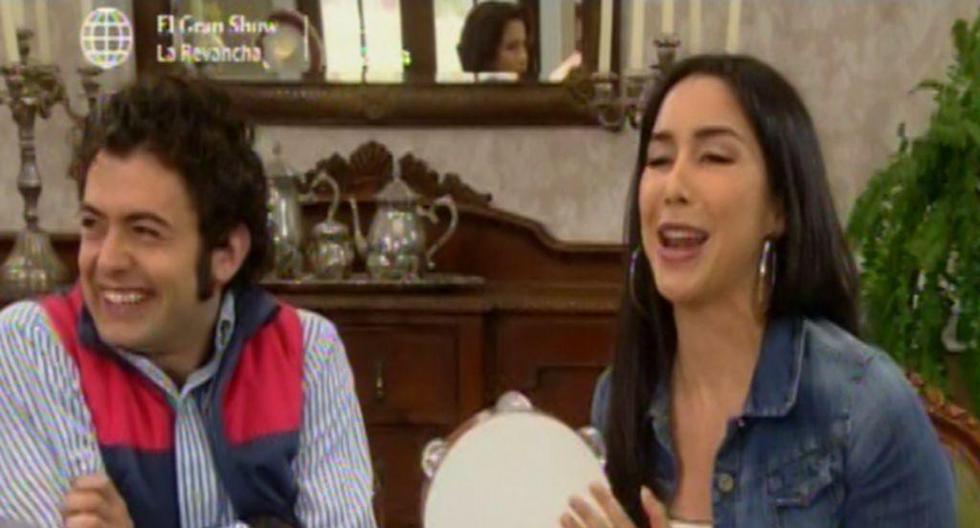 En De Vuelta Al Barrio, Lucrecia hizo llorar a Luis Felipe con \"tremenda\" interpretación. (Foto: Captura América TV)