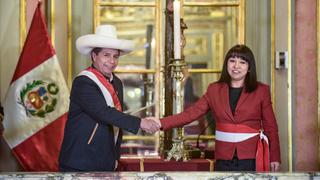 Mirtha Vásquez agradeció la confianza de Pedro Castillo tras jurar como primera ministra