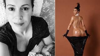 Kim Kardashian: Alyssa Milano cuestiona doble moral en Internet