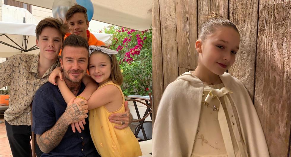 Hija de Victoria y David Beckham sorprende con un vestido angelical