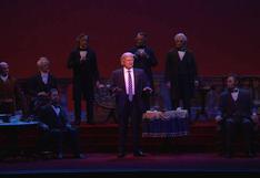 Figura de Trump en el "Salón de los Presidentes" de Disney
