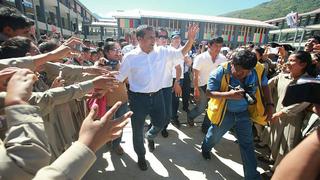 Humala inauguró institución educativa en La Convención [FOTOS]