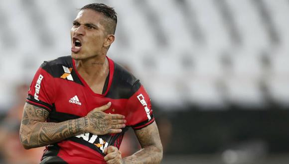 Paolo Guerrero volvió al sendero de los goles con Flamengo. El artillero nacional ganó un duelo individual y definió con autoridad. El '9' rojinegro alcanzó cinco anotaciones en el Brasileirao. (Foto: Agencias)