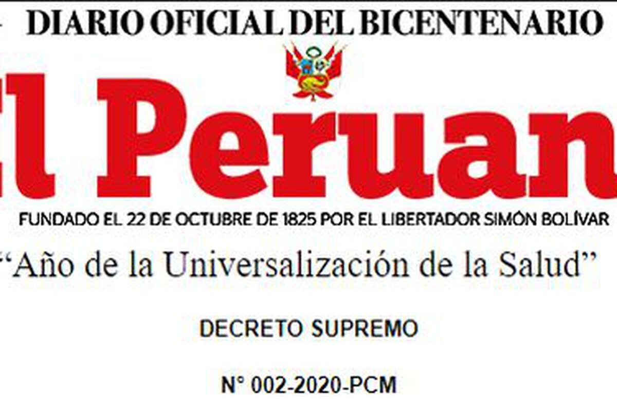 Como Se Llama El 2020 Nombre Oficial Del Ano 2020 En Peru Cual