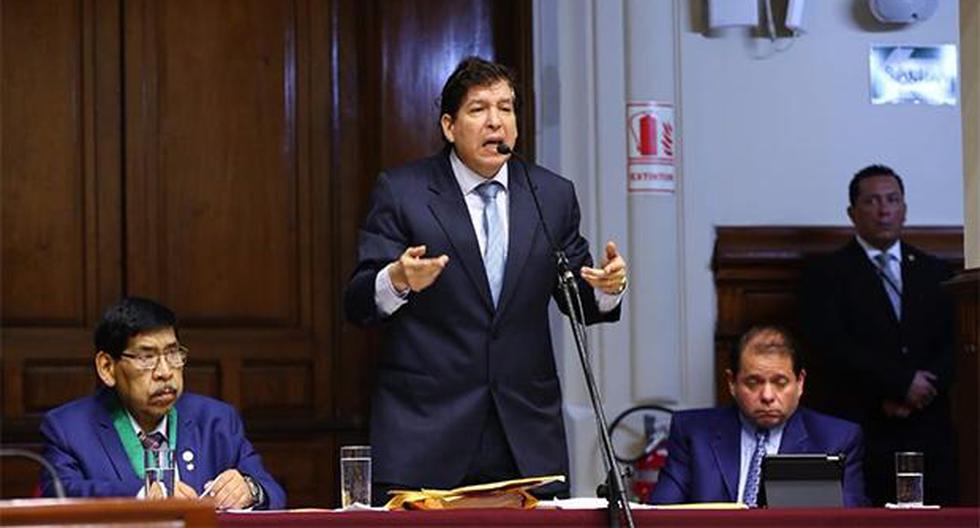 Iván Noguera negó ser amigo del suspendido juez César Hinostroza. (Foto: Congreso de la República)