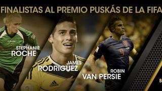 Premio Puskas 2015: James y Van Persie compiten por mejor gol