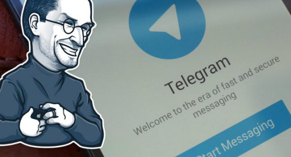 Divertidos stickers de Steve Jobs y otros personajes en la app de Telegram. (Foto: Telegram)