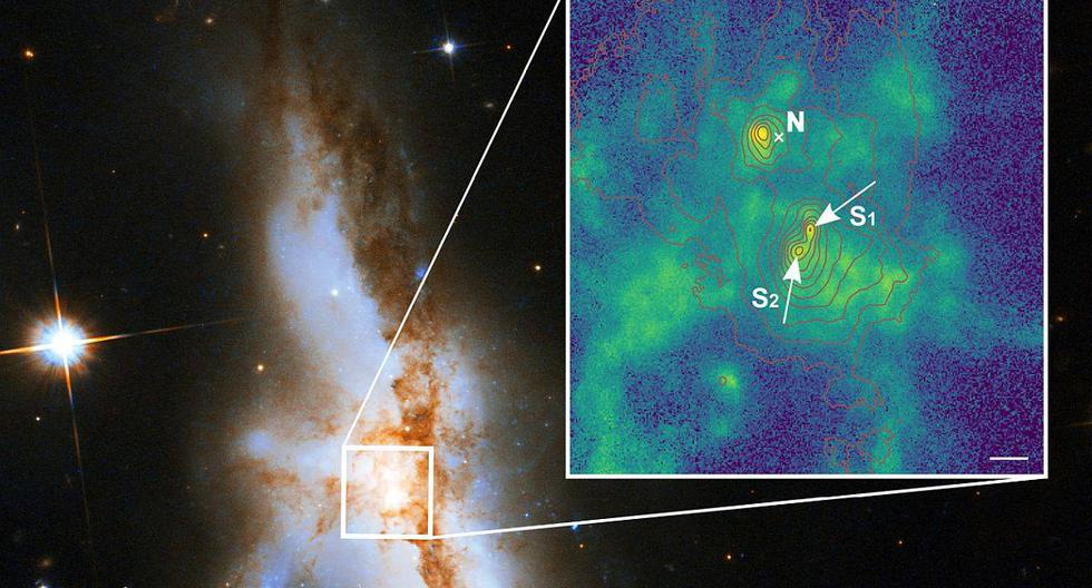 Los científicos predicen que la inminente fusión de los agujeros negros supermasivos también genera ondas gravitacionales muy fuertes. (Foto: IAC.es)