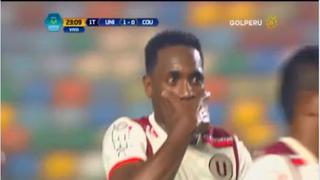 Universitario: Tejada abrió el marcador y celebró como Dybala