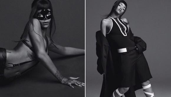 Rihanna posó en 'topless' en tributo a Alexander McQueen