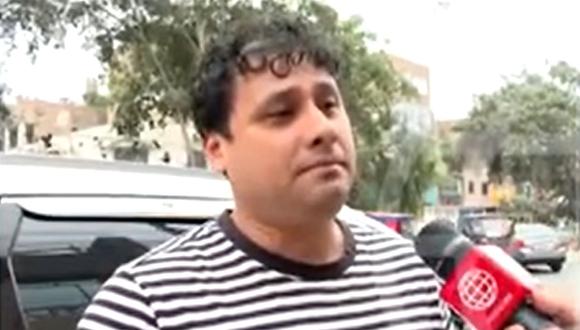 Jean Carlo Vásquez, padre de la menor de 12 años secuestrada en el distrito de Comas | Captura de video / América Noticias