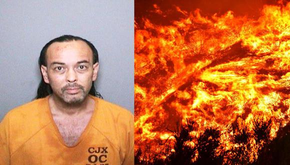 California: Supuesto autor de feroz incendio pasaría el resto de su vida en la cárcel. (Foto: AFP)