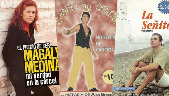 El libro sobre la experiencias de Magaly Medina en prisión, la historia de la expareja de Ernesto Pimentel y las revelaciones de Carlos Vidal sobre Gisella Valcárcel son algunos de los libros sobre figuras mediáticas peruanas