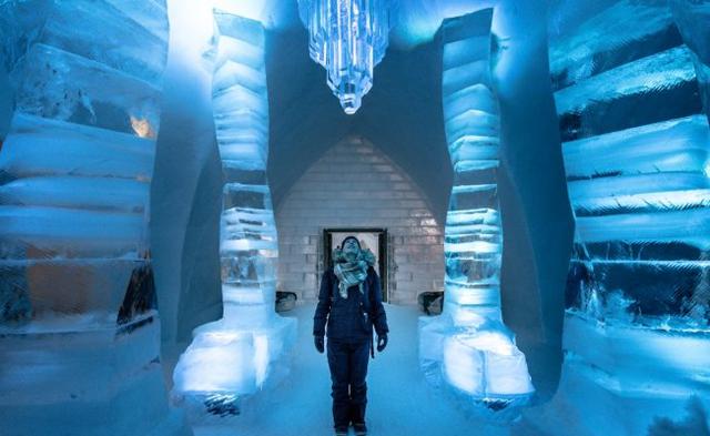 Este invierno, el hotel de hielo en Quebec abre el 2 de enero de 2020. Foto vía El Universal de México