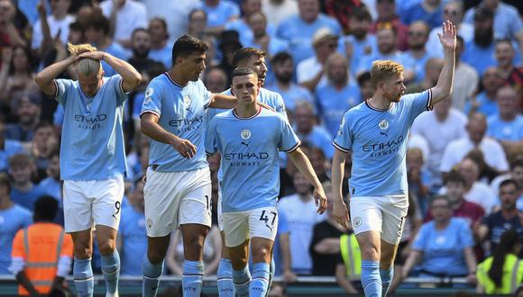 Manchester City goleó 4-0 a Bournemouth por la segunda jornada de la Premier League. (Foto: AFP)