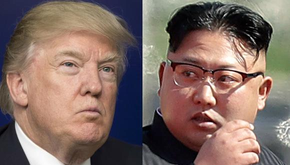 Donald Trump y el dictador norcoreano Kim Jong-un. (EFE / AP).