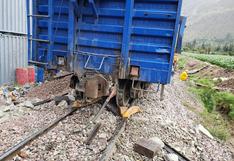 Cusco: vagón de tren se descarriló en Ollantaytambo