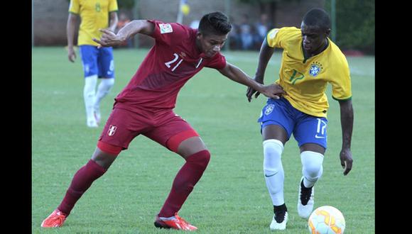 Sudamericano Sub 17: Perú perdió 3-0 ante Brasil y quedó último