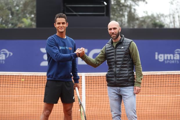 Juan Pablo Varillas y Lucho Horna. Dos épocas, una misma pasión. FOTO: Jesús Saucedo