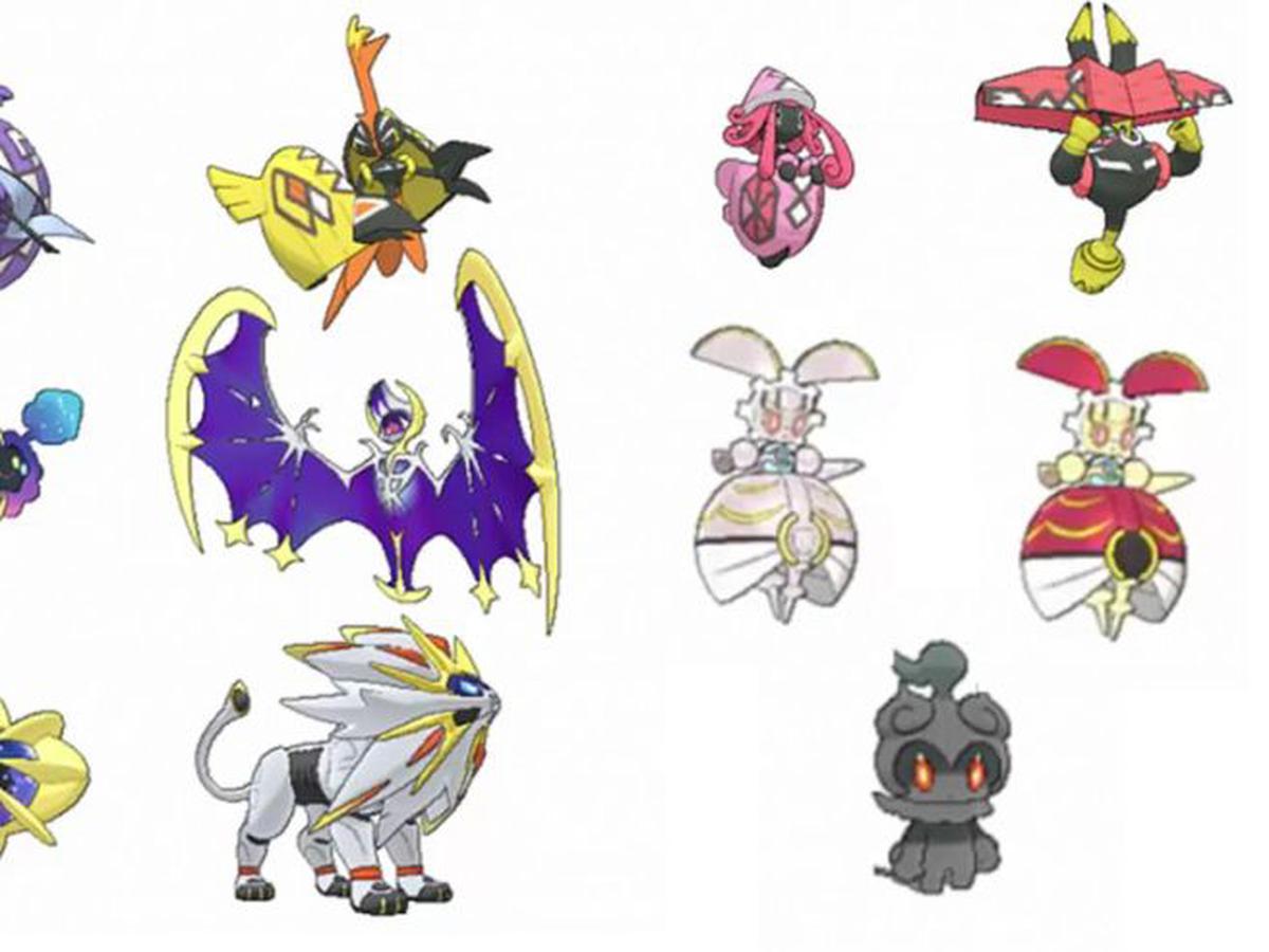 Pokémon Sol y Pokémon Luna - Los Pokémon más fuertes de la 7ª generación