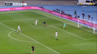 España vs. Croacia: así fue el gol de Kramaric para el 1-0 por la UEFA Nations League | VIDEO