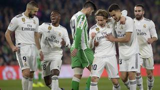Real Madrid venció 2-1 al Real Betis de visita con golazo de Luka Modric por la Liga española | VIDEO