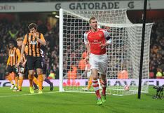 Arsenal venció al Hull City y avanza en la Copa FA (VIDEO)