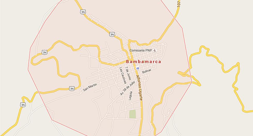 Accidente de tránsito en la vía Cajamarca-Bambamarca dejó como saldo tres muertos. (Foto: Google Maps)
