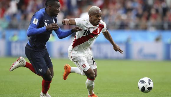 Blase Matuidi sorprendió al señalar que el partido ante la selección fue clave en el Mundial ganado por Francia. "La verdadera prueba fue contra el Perú". (Foto: AP)
