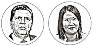 Alan García y Keiko Fujimori acaban el año con alto rechazo