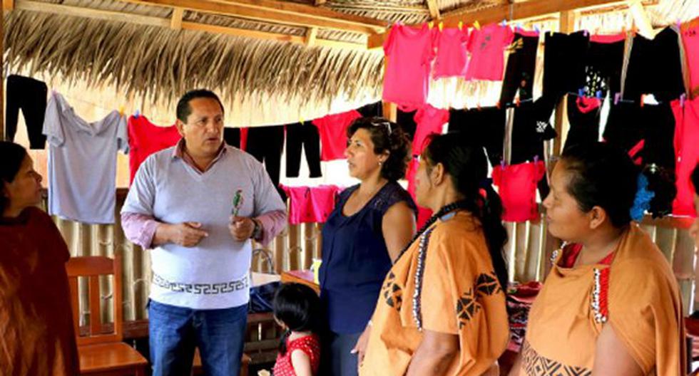 Mujeres asháninka en el distrito y provincia de Satipo, región Junín, fueron capacitadas en la confección de indumentarias tradicionales de ese pueblo. (Foto: Andina)