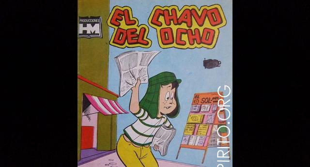 Cómic de El Chavo del Ocho difundido en la década de los 70.