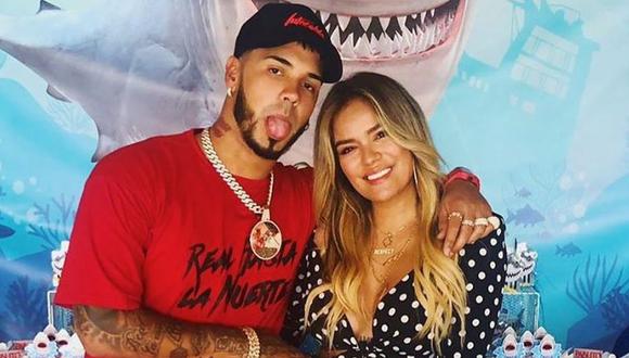 Anuel AA le preparó una romántica sorpresa a Karol G por su primer aniversario. (Foto: @karolg/anuel_2blea)