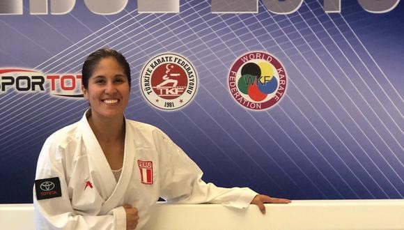Karateca peruana Alexandra Grande logró el segundo lugar en Premier League Serie A y sumó importantes puntos para ránking que clasifica a Tokio 2020. (Foto: Facebook)