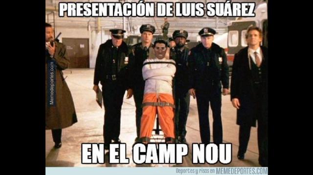 Los memes del debut de Luis Suárez en el Barcelona - 1