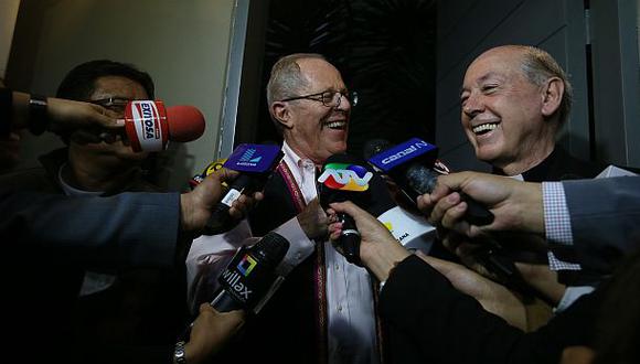 PPK se re&uacute;ne con el arzobispo de Lima, Juan Luis Cipriani. En repetidas oportunidades ambos han mencionado que mantienen una amistad. (Foto: Miguel Bellido/ Archivo El Comercio)