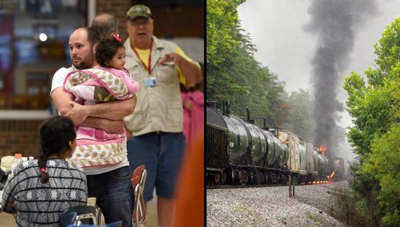 EE.UU.: ¿Por qué un tren obligó a evacuar a 5.000 personas?