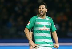 Werder Bremen confirmó que no renovará el contrato de Claudio Pizarro