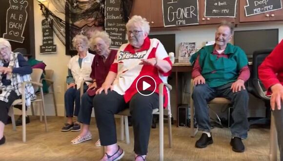 Un grupo de ancianos de un asilo en EE.UU. demuestran que para bailar no hay edad en una simpática coreografía de Thriller. (Foto: Captura Facebook)