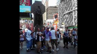 FOTOS: hinchas de Alianza Lima viven el clásico en las calles de Nueva York