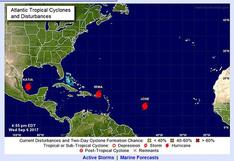USA: tormentas Katia y José se suman a Irma como nuevos huracanes