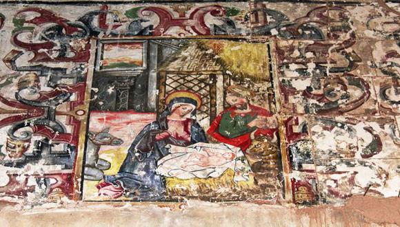 Cripta y pintura mural fueron descubiertas en Cusco