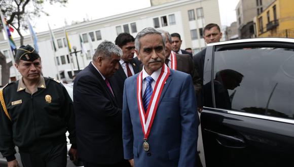 El presidente del Poder Judicial, Duberlí Rodríguez, convoca a Sala Pena ante crisis (FOTO: Antonhy Niño de Guzmán)