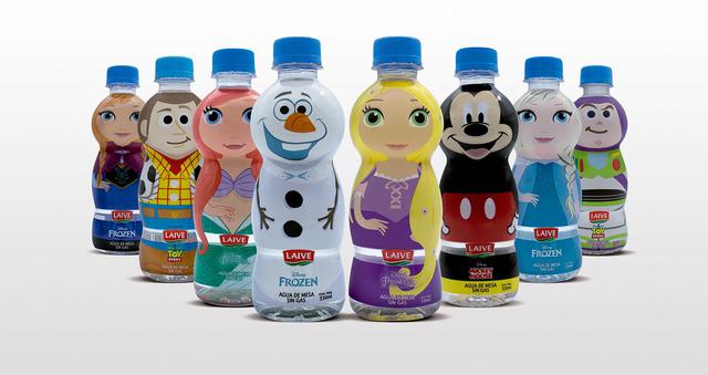 Laive lanzó un agua en botella pensada, principalmente, para los niños de entre 3 y 12 años. Estas presentaciones de 330 mililitros, que tienen innovadores diseños de Disney, buscan fomentar el consumo de agua en niños mediante la diversión.