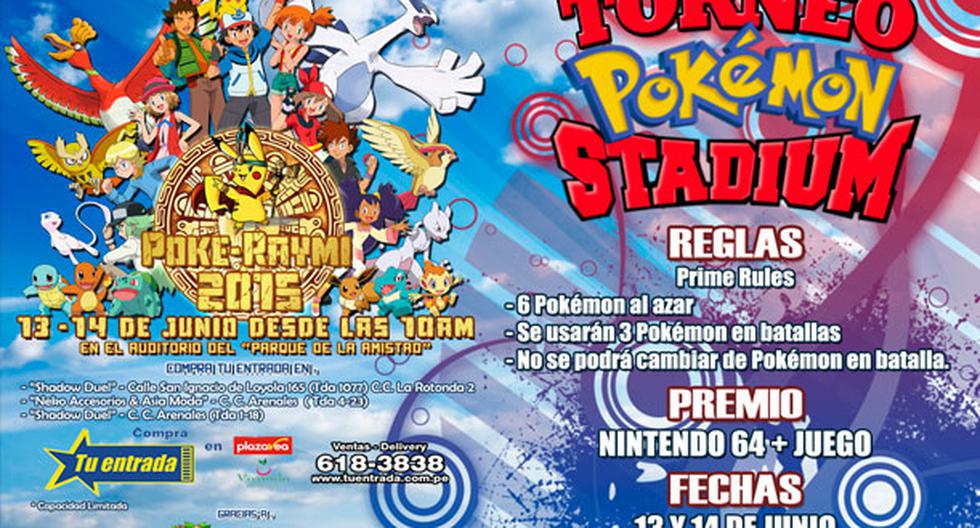 La segunda edición del Poke-Raymi realizará un torneo de Pokémon Stadium. (Foto: Difusión)