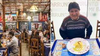 Mi Barrunto: ¿Qué comió Evo Morales en su visita al popular espacio de comida marina?