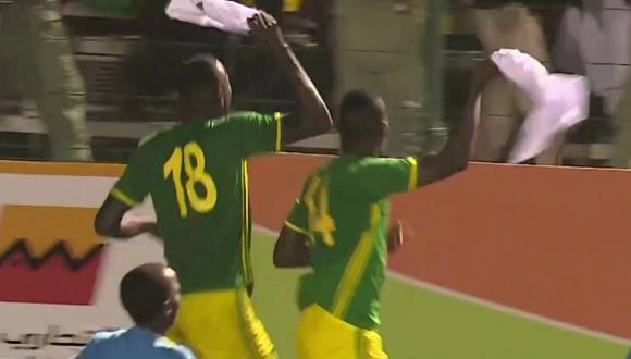 Una victoria por 2-1 sobre Botsuana le permitió a Mauritania clasificar, por primera vez en su historia, a la Copa Africana de Naciones del 2019. (Foto: captura de video)