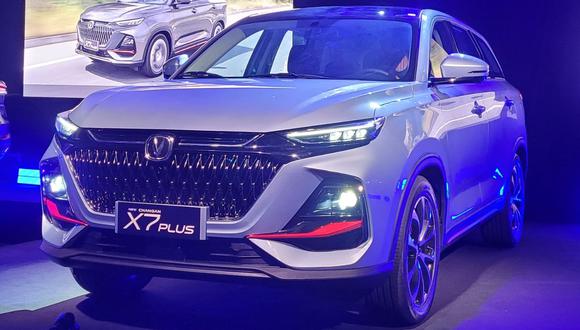 El Changan X7 Plus es un vehículo de tres filas de asientos que competirá en el segmento D de SUV en el Perú. (Foto: Fernando Roca)